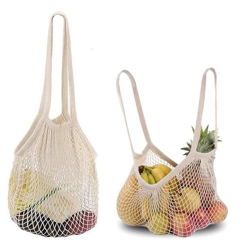 Mesh reusable grocery bags best sale